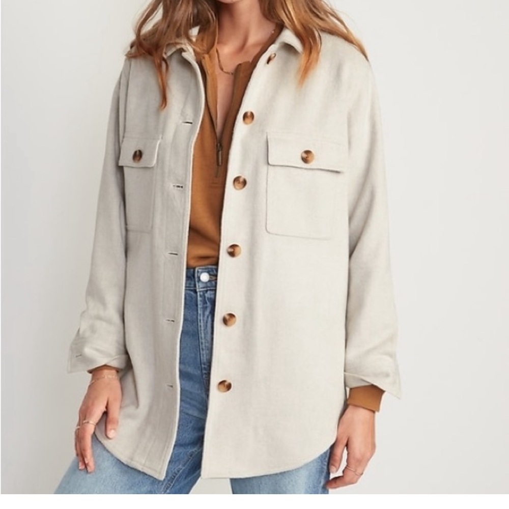Women’s Old Navy soft brushed utility shacket
